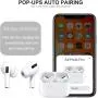 Wireless Headphones Bluetooth Earbuds with Charging Case Noise Cancelling 3D Stereo Headphones Built in Mic in Ear Ear Buds Pop-ups Auto Pairing Headphones for iPhone/Samsung/Apple AirPods Pro