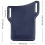 EASYANT PU Leather Cell Phone Holster Universal Case Sheath with Belt Hole Blue EASYANT PU Leather Cell Phone Holster Universal Case Sheath with Belt Hole Blue