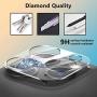 [ 2 Pack] UniqueMe Camera Lens Protector for iPhone 11 Pro/iPhone 11 Pro Max Tempered Glass, [New Version] Add Cameras Flash Circle