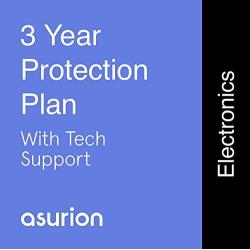 ASURION 3 Year Electronics Protection Plan with Tech Support $250-299.99