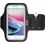 EDX Running Armband Phone Holder for Men & Women, with and Without LED, Compatible with iPhone and Galaxy Smartphones, Black