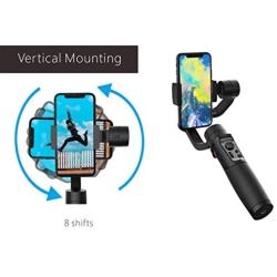 Hohem 3 Axis Smartphone Gimbal Stabilizer for iPhone Xs Xr X, Mobile Isteady Gimbal for Android Smartphone Samsung Galaxy S10 Plus with Face Object Tracking Motion Time-Lapse for Vlog Video