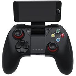 ILS - Shinecon SC-B04 Bluetooth 2.4G Wireless Gamepad Game Controller with Vibration Mobile Phone Clip