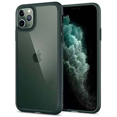 Spigen Ultra Hybrid Designed for Apple iPhone 11 Pro Max Case (2019) - Midnight Green