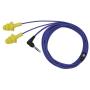 Plugfones Basic Earplug-Earbud Hybrid - Noise Reducing Earphones - Yellow
