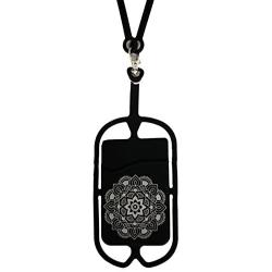 Cell Phone Lanyard Compatible with iPhone, Galaxy & Most Smartphones, Silicone Phone Case Holder with Card Pocket