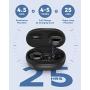 Falwedi Bluetooth 5.0 True Wireless Earbuds for iPhone Android, Touch Control Waterproof TWS Stereo Headphones with Charging Case and mic, in-Ear Earphones Headset for Sport