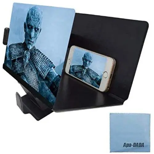 3D Screen Magnifier, DADA 2019 Upgraded Cell Phone HD Screen Enlarger Video Movie Amplifier Holder Stand for iPhone Xs/XR/X/8/8 Plus/7/7 Plus/6S, Galaxy S9+/S9/S8/S7, LG Nexus Sony, All Smart Phones 3D Screen Magnifier, DADA 2019 Upgraded Cell Phone HD Screen Enlarger Video Movie Amplifier Holder Stand for iPhone Xs/XR/X/8/8 Plus/7/7 Plus/6S, Galaxy S9+/S9/S8/S7, LG Nexus Sony, All Smart Phones