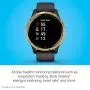 Garmin Venu, GPS Smartwatch with Bright Touchscreen Display, Features Music, Body Energy Monitoring, Animated Workouts, Pulse Ox Sensor and More, Gold with Black Band Garmin Venu, GPS Smartwatch with Bright Touchscreen Display, Features Music, Body Energy Monitoring, Animated Workouts, Pulse Ox Sensor and More, Gold with Black Band