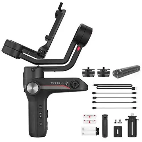 Zhiyun Weebill S 3-Axis Gimbal for Mirrorless and DSLR Cameras Like Sony A7M3, 300% Improved Motor Than Zhiyun Weebill Lab A4 Compact Size 14-Hour Runtime,/W Zhiyun TransMount Quick Setup Kits Zhiyun Weebill S 3-Axis Gimbal for Mirrorless and DSLR Cameras Like Sony A7M3, 300% Improved Motor Than Zhiyun Weebill Lab A4 Compact Size 14-Hour Runtime,/W Zhiyun TransMount Quick Setup Kits