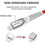 KINPS Apple MFI Certified Lightning Cable 10FT, Upgrade iPhone Charger Cord Compatible with iPhone Xs Max/XS/XR/X/8 Plus/8/7 Plus/7/6S Plu/6Ss, iPad, (Red)
