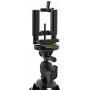 Bontend Flexible Tripod with iPhone and Smartphone Holder - A Light Camera Stand for DSLR, SLR - Free Gopro Mount