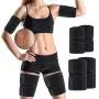OUTERDO Arm and Thigh Trimmers for Women & Men(4 Piece Kit) Body Exercise Wraps Adjustable to Lose Fat Reduce Cellulite and Improve Sweating, Slimmer Kit-Toned Muscles Natural Fat Burning OUTERDO Arm and Thigh Trimmers for Women & Men(4 Piece Kit) Body Exercise Wraps Adjustable to Lose Fat Reduce Cellulite and Improve Sweating, Slimmer Kit-Toned Muscles Natural Fat Burning