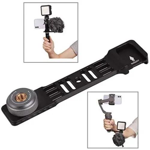 2 Cold Shoe Bracket Extension Bar Plate for Mic LED Video Light w 1/4”Screw for Cell Phone Tripod Mount Cameras Osmo Mobile 3 2 Gimbal Stabilizer Gopro 8 7 6 Accessories 2 Cold Shoe Bracket Extension Bar Plate for Mic LED Video Light w 1/4”Screw for Cell Phone Tripod Mount Cameras Osmo Mobile 3 2 Gimbal Stabilizer Gopro 8 7 6 Accessories
