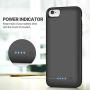 Gixvdcu Battery Case for iPhone 6/6s/7/8,6000mAh Portable Charger Case Protective External Battery Pack Rechargeable Charging Cover for iPhone 6/6s/7/8 (4.7inch)- Black