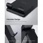 Lamicall Adjustable Cell Phone Stand - Foldable Portable Holder Cradle for Desk, Desktop Charging Dock Compatible with iPhone 11 Pro XS Max XR X 8 7 6S Plus Galaxy S10 S9 S8 Smartphones Black Lamicall Adjustable Cell Phone Stand - Foldable Portable Holder Cradle for Desk, Desktop Charging Dock Compatible with iPhone 11 Pro XS Max XR X 8 7 6S Plus Galaxy S10 S9 S8 Smartphones Black