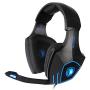 SADES SA819GT Gaming Headset for PC, MAC, PS4, Xbox ONE, Nintendo Switch, 3.5mm Surround Stereo Wired Gaming Headset, Over Ear Headphones with Mic Revolution Volume Control, Noise Canceling LED Light