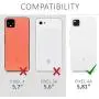 kwmobile Case Compatible with Google Pixel 4a - Protective Cork Mobile Cell Phone Cover - Light Brown