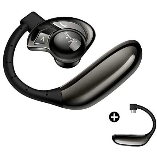 AMINY UFO Bluetooth Headset Wireless Bluetooth Earpiece-Compatible with Android/iPhone/Smartphones/Laptop-16 Hrs Playing Time V5.0 Bluetooth Earbuds Wireless Headphones with Noise Cancelling Mic