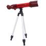 Telescopes for Kids Beginner, Monoscope Telescope with Tripod ，High Definition Space Astronomical Telescope with 40X, 60X, 80X Interchangeable Eyepieces, Best Gift for Child(Red)