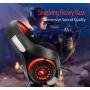 Pro Gaming Headset for PC PS4 Xbox One Surround Sound Over-Ear Headphones with Mic LED Light Bass Surround Soft Memory Earmuffs for Computer Laptop Switch Games Kid’s Boy’s Teen’s Gifts