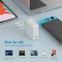 USB C Fast Charger for MacBook Air 2020/2018, Knofarm 45W USB C Wall Charger Power Adapter with 6.6ft USB C to C Cable for New iPad Pro 2020/2018,MacBook Pro/MacBook 12 inch, iPhone, Galaxy, Pixel