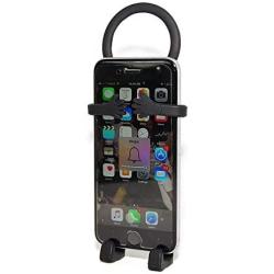 Bondi Silicon Flexible Cell Phone Holder, (Black)