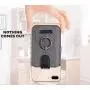 BIAJIYA Card Holder for Back of Phone RFID 5 Pull Credit Card Cash Cell Phone Wallet Pocket Canvas Leather Stick-On ID Case for Smartphones (Dark) BIAJIYA Card Holder for Back of Phone RFID 5 Pull Credit Card Cash Cell Phone Wallet Pocket Canvas Leather Stick-On ID Case for Smartphones (Dark)