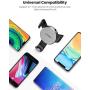 UGREEN Car Air Vent Mount Cell Phone Holder Gravity Compatible for iPhone 11 Pro Max SE XR XS X 6S 7 Plus 8 6 Samsung Galaxy S20 Ultra S9 S10 S8 S7 Edge S6 Google Pixel 4 2 XL LG G8 Smartphone (Grey)