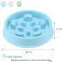 UPSKY Slow Feeder Dog Bowl Fun Feeder No Chocking Slow Feeder Bloat Stop Dog Food Water Bowl with Funny Pattern