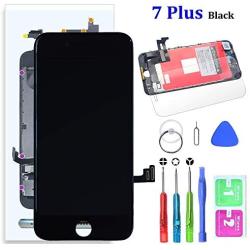 SZRSTH Compatible with iPhone 7 Plus Screen Replacement Black 5.5 Inch LCD Display with 3D Touch Screen Digitizer Frame Assembly Include Full Free Repair Tools Kit+Instruction+Screen Protector