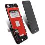 Compatible with iPhone 8 Plus Screen Replacement Black, FFtopu LCD Display & Touch Screen Digitizer Frame Assembly Set with 3D Touch Free Repair Tool（5.5