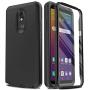 AMENQ Case for LG Stylo 5 L722DL, LG Stylo 5+/Stylo 5V/Stylo 5X Case, [Built-in Screen Protector] Full Body Heavy Duty with TPU Bumper and Rugged Hard PC Armor Protective Cover for LG Phone (Black)