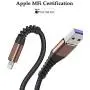 Apple MFi Certified (2pack) iPhone Charger 6ft, Lightning Cable Extra Long 6 Foot Charger Cable, Fast iPhone USB Cord for iPhone 11/11Pro/11Max/ X/XS/XR/XS Max/8/7/6/5S/SE/iPad Mini Air/Brown… Apple MFi Certified (2pack) iPhone Charger 6ft, Lightning Cable Extra Long 6 Foot Charger Cable, Fast iPhone USB Cord for iPhone 11/11Pro/11Max/ X/XS/XR/XS Max/8/7/6/5S/SE/iPad Mini Air/Brown…