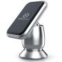 Magnetic Mount, WixGear Universal Stick On Metal Dashboard Magnetic Car Mount Holder, for Cell Phones and Mini Tablets with Fast Swift-snap Technology (Silver)