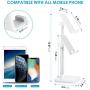 AONKEY Cell Phone Stand, Height Angle Adjustable Desk Phone Holder, Compatible with iPhone 11 Pro Max SE XS XR X 6 6S 7 8 Plus, All Mobile Phones & Other 4-11 inch Devices