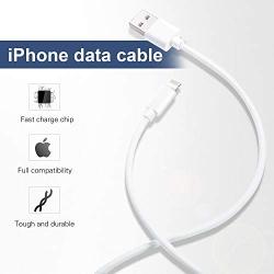 iPhone Charger, 6Pack 3FT Lightning Cable Sundix iPhone Charger Cable Charging Cord Compatible iPhone Xs MAX XR X 8 8Plus 7 7Plus 6s 6sPlus 6 6Plus SE 5 SE iPad iPod & More (white)