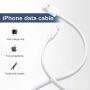 iPhone Charger, 6Pack 3FT Lightning Cable Sundix iPhone Charger Cable Charging Cord Compatible iPhone Xs MAX XR X 8 8Plus 7 7Plus 6s 6sPlus 6 6Plus SE 5 SE iPad iPod & More (white)