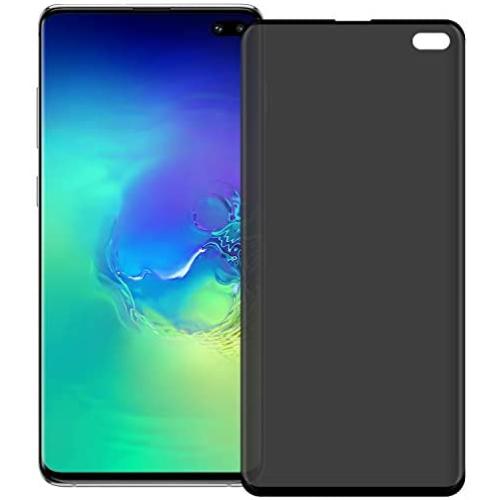 Galaxy S10 Plus Privacy Screen Protector [Tempered Glass] [Anti Spy] [Case Friendly] [Bubble Free] [Easy Installation] [Full Coverage] for Samsung Galaxy S10 Plus / S10+