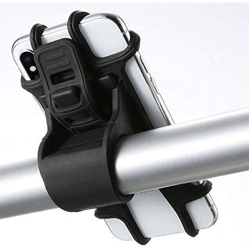 Cloud River Bike Phone Mount,Adjustable Silica Gel Bicycle Mobile Phone Bracket, 4.0“-6.3” Mobile Phone Bracket