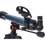 Celestron Inspire 70AZ Refractor Smartphone Adapter Built-in Refracting Telescope, Blue (22401)