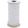 White 70-Yards Length 1/4" Width Braided Elastic Cord/Elastic Band/Elastic Rope/Bungee/White Heavy Stretch Knit Elastic Spool with Free Tape Measure White 70-Yards Length 1/4" Width Braided Elastic Cord/Elastic Band/Elastic Rope/Bungee/White Heavy Stretch Knit Elastic Spool with Free Tape Measure