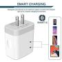 USB Charger Adapter, 2-Pack Ailkin 4.8A 4-Muti Port Phone Wall Plug Charger, Charging Block Box Compatible iPhone 11 /XR/XS/XS/MAX/X/8/7, Pad, Samsung Galaxy S7/S6/S5 Edge, LG, HTC, Kindle