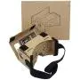 Google Cardboard,Virtual Real Store 3D VR Headsets Virtual Reality Glasses Box with Clear 3D Optical Lens and DIY Comfortable Head Strap Nose Pad for All 3-5.5 Inch Smartphones (Upgrade 1.0, 1 Pack)