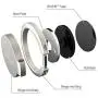 Sinjimoru Phone Ring Holder & Finger Ring Stand 360° Rotation, Phone Grip Kickstand for iPhone Attachable to Magnetic Car Mount Finger Loop for Cell Phone. Ringo Mini Metallic Black Sinjimoru Phone Ring Holder & Finger Ring Stand 360° Rotation, Phone Grip Kickstand for iPhone Attachable to Magnetic Car Mount Finger Loop for Cell Phone. Ringo Mini Metallic Black