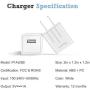 iPhone Chargers Pantom 2-Pack Wall Charger Plugs with 2-Pack 5-Feet Cables Charge Sync Compatible with iPhone 11/11 ProXr/Xs/Xs Max/8/8 Plus/7/7 Plus/6s/6s Plus/5se/5c/5 and iPads (White)