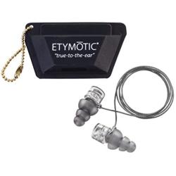 Etymotic Research ER20XS High-Fidelity Earplugs (Concerts, Musicians, Airplanes, Motorcycles, Sensitivity and Universal Hearing Protection) - Standard, Clear Stem