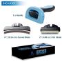 Vivafur Pet Deshedding Brush- Effective 4”Curved Blade Reduces Shedding by Up to 95% for Dogs and Cats with Short and Long Hair- 2”Flat Blade Included