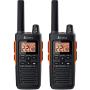 Cobra RX680 2 Watt Rugged Walkie Talkies - Waterproof & Dustproof, Rechargeable, Long Range up to 38-Mile Two Way Radio with NOAA Weather Alert & VOX (2 Pack)