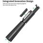 ATUMTEK Bluetooth Selfie Stick Tripod, Mini Extendable 3 in 1 Aluminum Selfie Stick with Wireless Remote and Tripod Stand 270 Rotation for iPhone 11/11 Pro/XS Max/XS/XR/X/8/7, Samsung and Smartphone